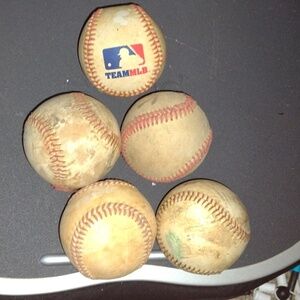 Game used Professional League AAA baseballs